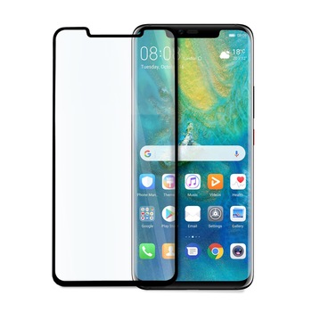 Folie de Sticla pentru Huawei Mate 20 Pro, Full Glue, Full Cover, Negru Folie de Sticla pentru Huawei Mate 20 Pro, Full Glue, Full Cover, Negru