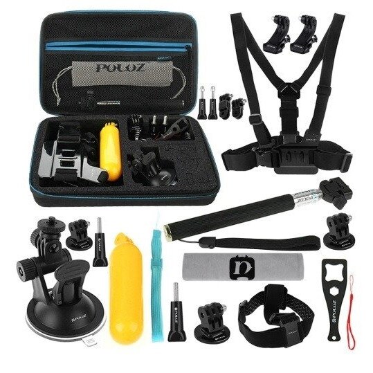 Set De 20 De Accesorii Puluz Pentru Camere Sport PKT11