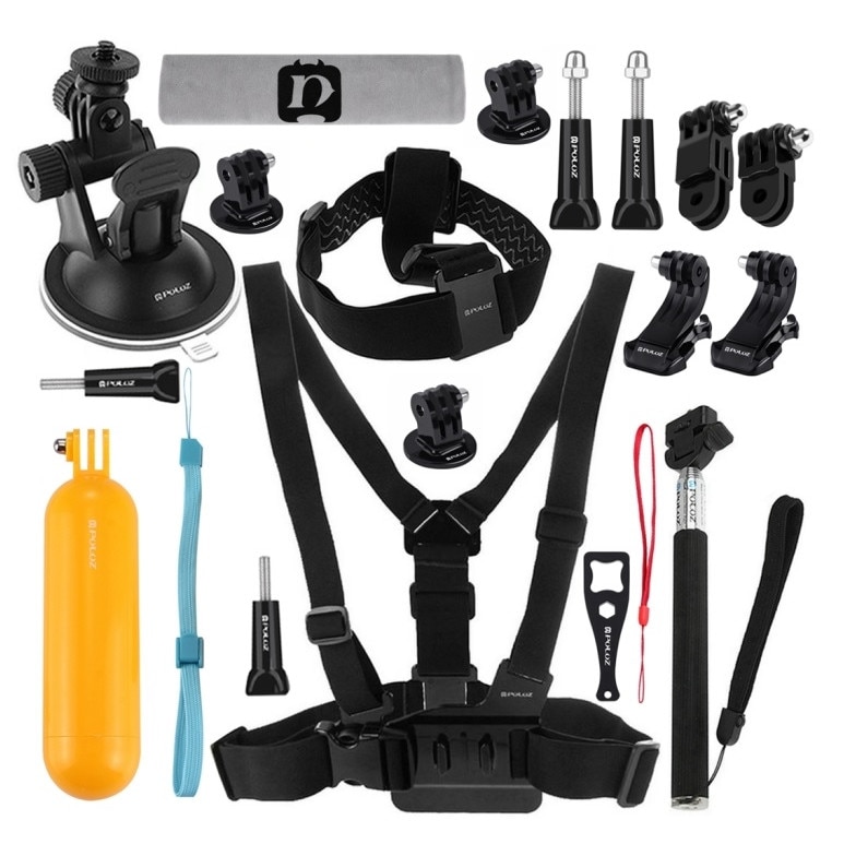 Set De 20 De Accesorii Puluz Pentru Camere Sport PKT18