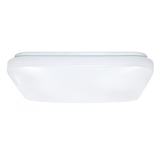 Plafoniera Slim Milky 12W=75W, 230 x 230mm, 6500K, lumina rece