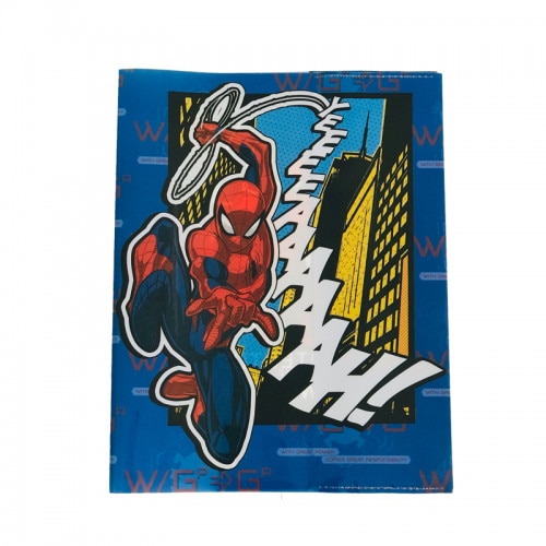Coperta carte speciala 1 Spider-Man din plastic, multicolora, format special
