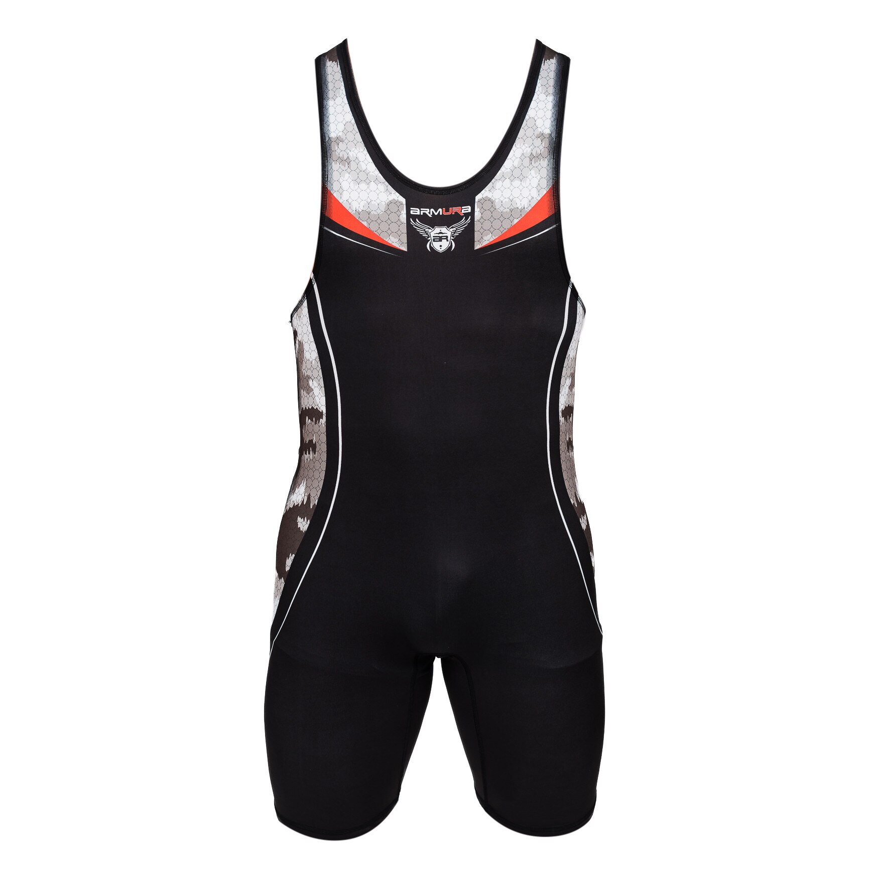 Dres de lupte ARMURA, XXS, Negru/Rosu