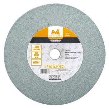 Piatra de Polizor Verde-VIDIA EvoTools, Diametru 300 mm, Grosime 32 mm, Granulatie 60 Piatra de Polizor Verde-VIDIA EvoTools, Diametru 300 mm, Grosime 32 mm, Granulatie 60