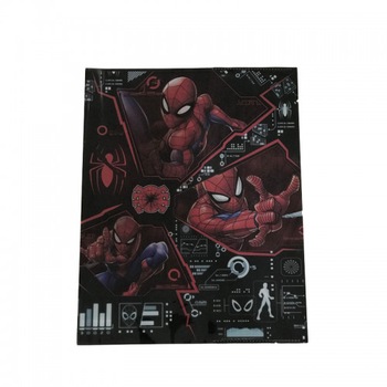 Coperta carte format special 1 Spider-Man, din plastic, multicolora, format special Coperta carte format special 1 Spider-Man, din plastic, multicolora, format special