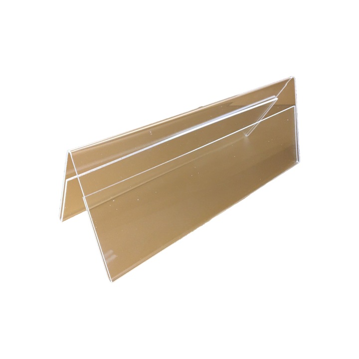 Kétoldalas névtartó 300x110 mm, 3 db/szett