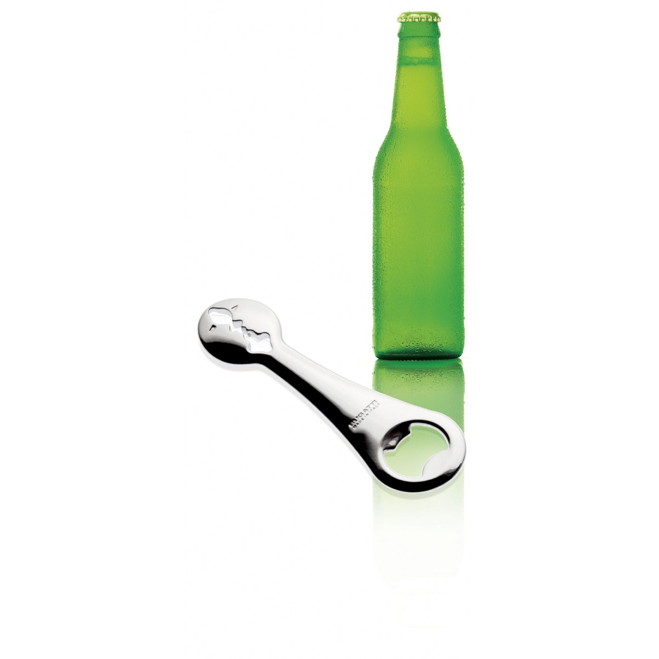 Desfacator sticle Casa Bugatti, Kiss, din material de inalta calitate, finisaj crom, design romantic 2020