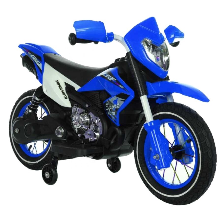 Motocicleta electrica cu roti gonflabile Super Moto Blue