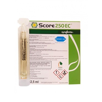 Fungicid pentru combaterea daunatorilor Score 250 EC 2.5 ml Fungicid pentru combaterea daunatorilor Score 250 EC 2.5 ml