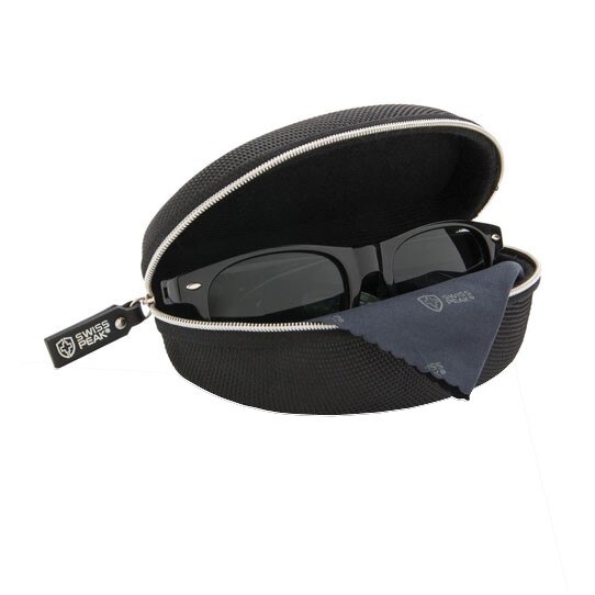 Set ochelari de soare Swiss Peak cu toc si laveta