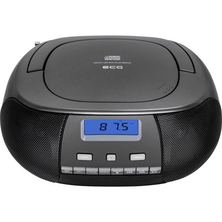 Radio CD Player ECG CDR 500 titan, tuner FM cu memorie 20 de posturi