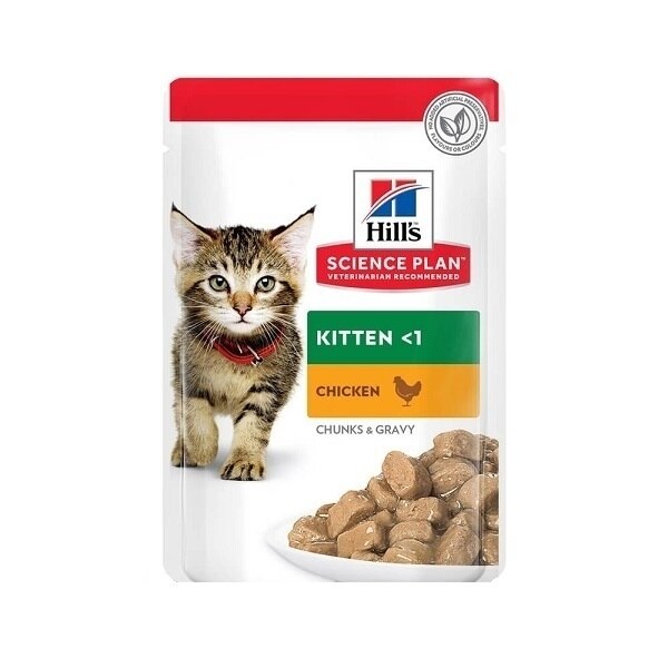 Hrana pentru Pisici, Hill's SP Feline Kitten Plic Pui, Plic 85 g