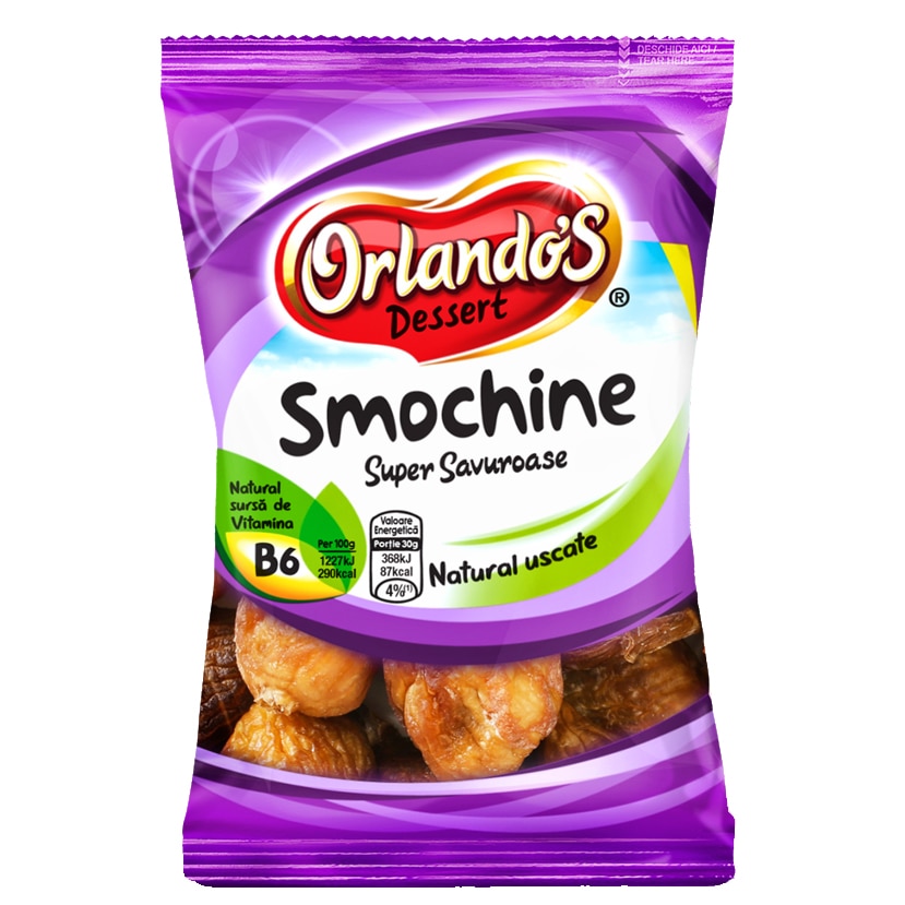 Smochine deshidratate Orlandos, 200 gr