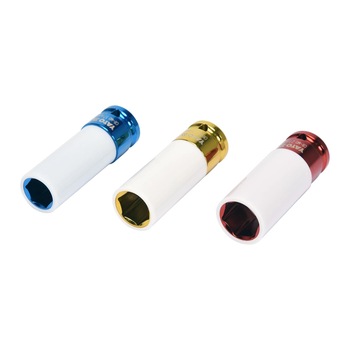 Set 3 tubulare impact, jante aliaj 1/2 22MM Set 3 tubulare impact, jante aliaj 1/2 22MM