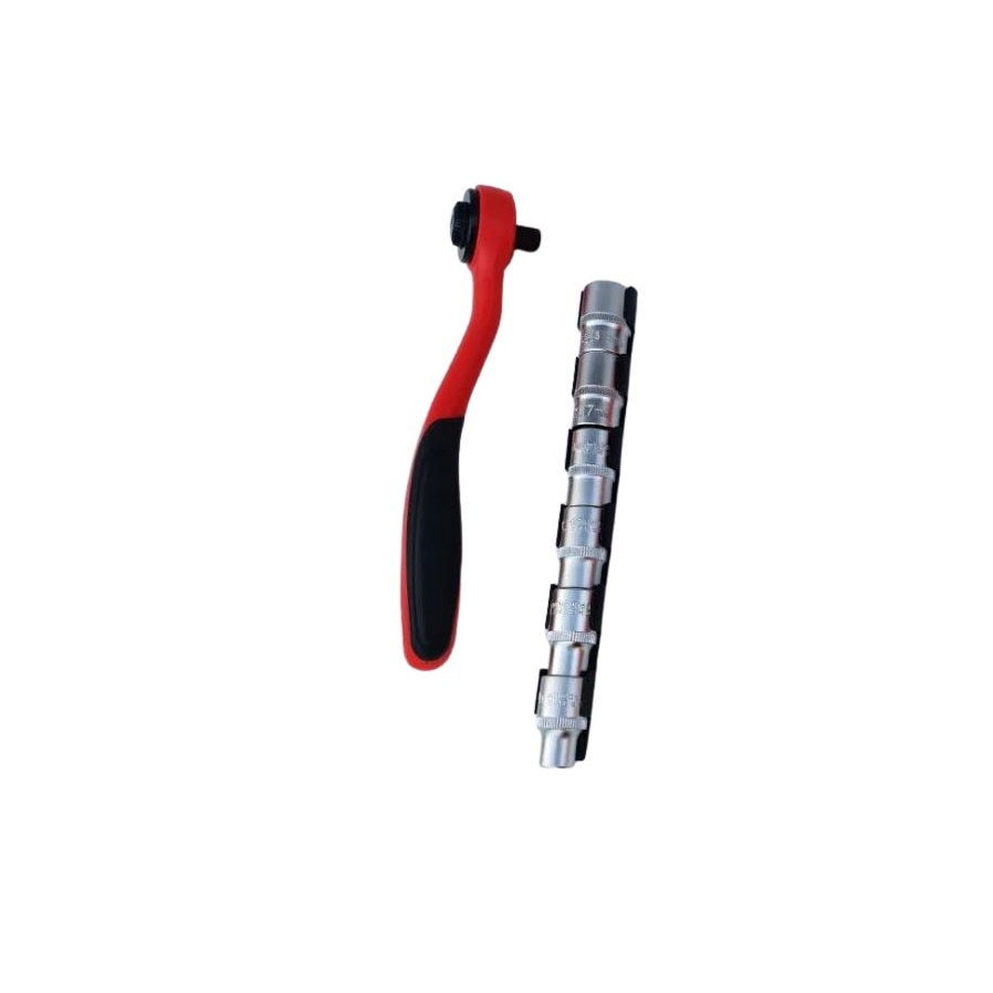 Set de chei tubulare cu clichet 6 elemente 1/2