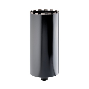 Carota diamantata pentru BETON, carotare umeda, prindere 1 1/4'' UNC, diametru 168mm, lungime carota 450mm, gama Profesional, marca SADU Carota diamantata pentru BETON, carotare umeda, prindere 1 1/4'' UNC, diametru 168mm, lungime carota 450mm, gama Profesional, marca SADU