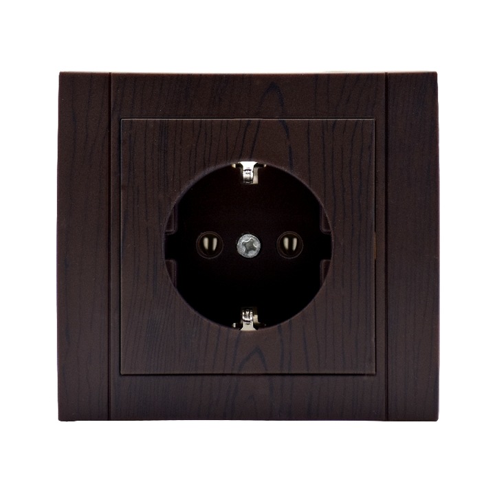 Priza shuko simpla stejar,Comtec