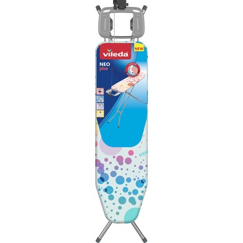 Masa de calcat Vileda Neo Plus, cu priza, 114 x 33 cm, multicolor Masa de calcat Vileda Neo Plus, cu priza, 114 x 33 cm, multicolor