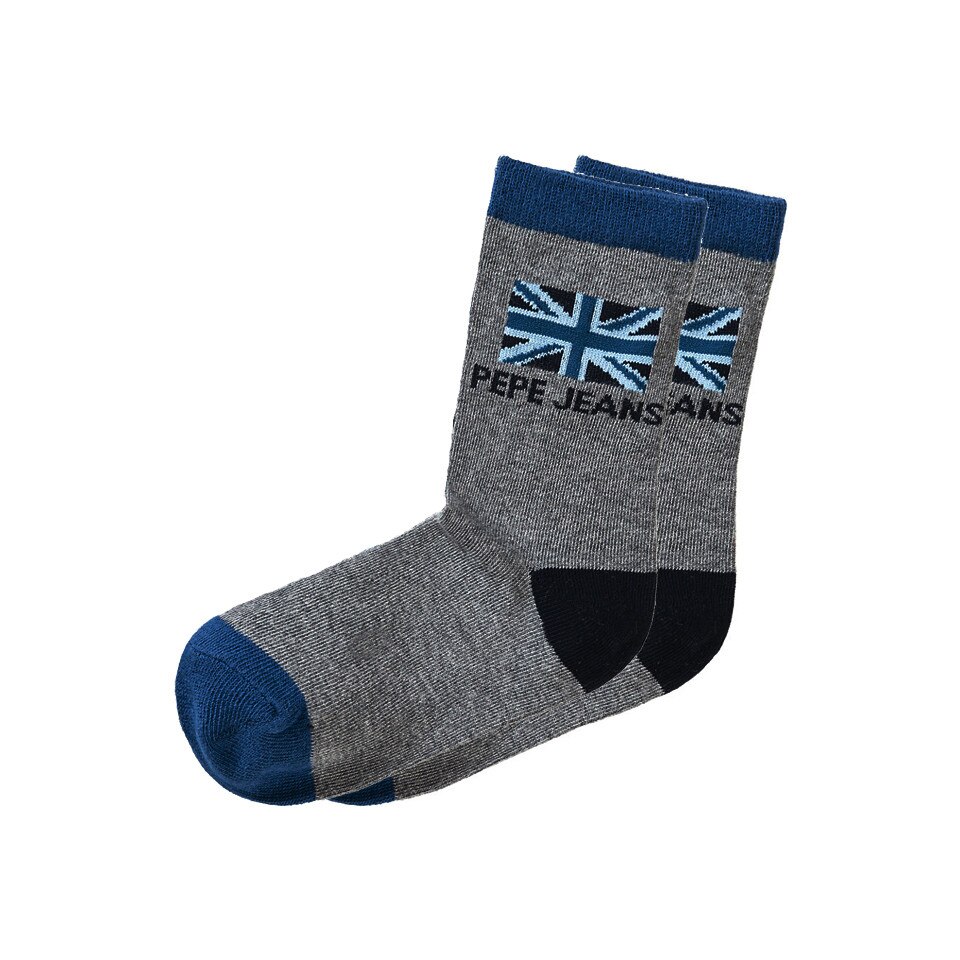 Sosete baieti Pepe Jeans, gri, marimea 32-35