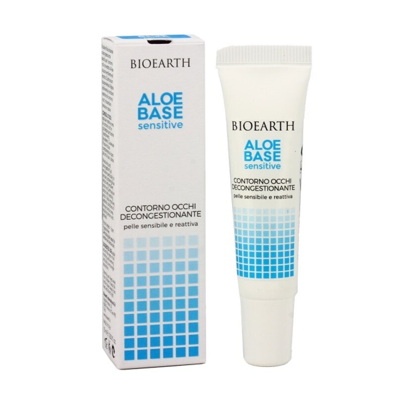 Crema contur ochi decongestionanta Aloebase 15ml Bioearth