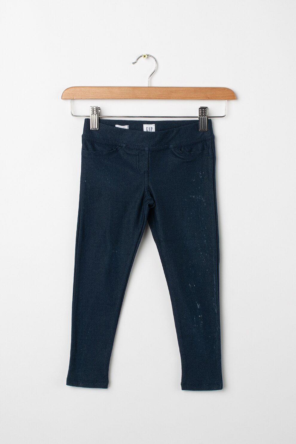 GAP, Colanti cu aspect stralucitor, Negru/Alb, 105-110 CM Standard, Bleumarin inchis