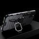 Кейс G-Ring Defender, съвместим с OnePlus Nord N20 5G, Antishock Armor, въртящ се на 360 градуса пръстен, вграден магнит за закрепване в кола, TPU и PC, черен