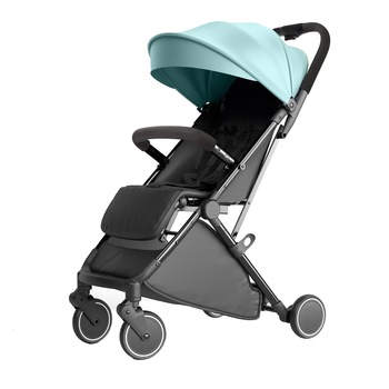 Carucior sport, ultra usor, tip troller, S101, negru cu verde - Krista® Carucior sport, ultra usor, tip troller, S101, negru cu verde - Krista®