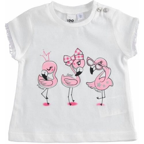 Tricou fete, Ido, alb, Alb