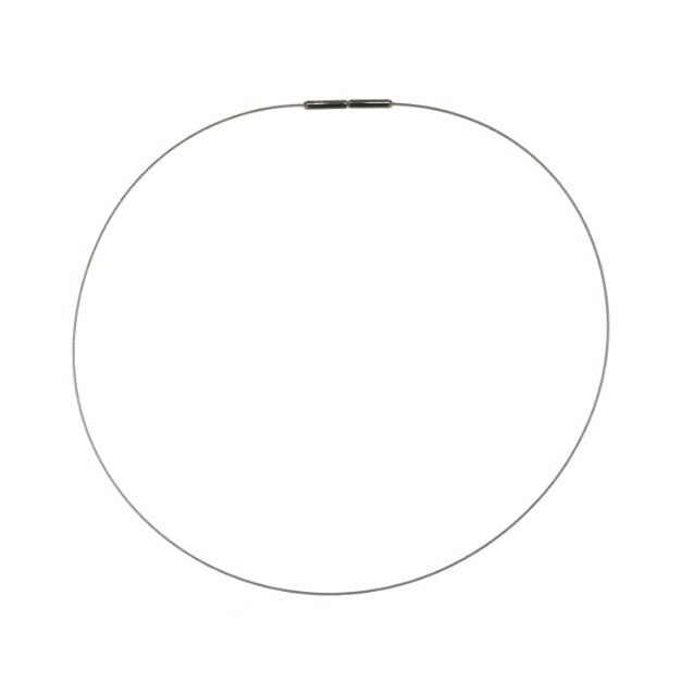 Colier din titan ,Boccia ,0802-0140, argintiu, 40cm