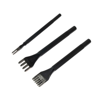 Set 3 dalti japoneze, cusaturi piele oblice 5 mm Set 3 dalti japoneze, cusaturi piele oblice 5 mm