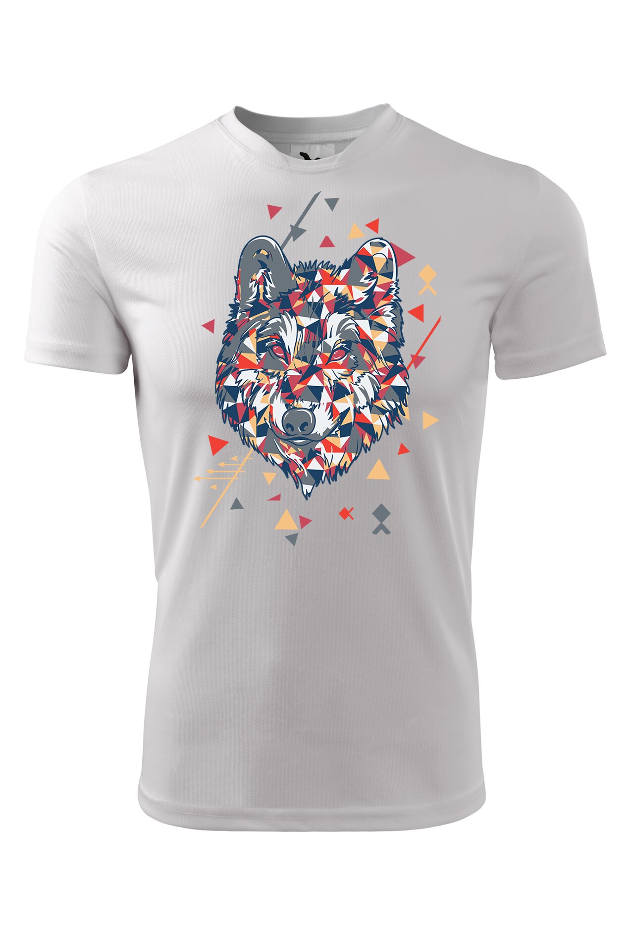 Tricou personalizat, Wolf, Adler, Alb