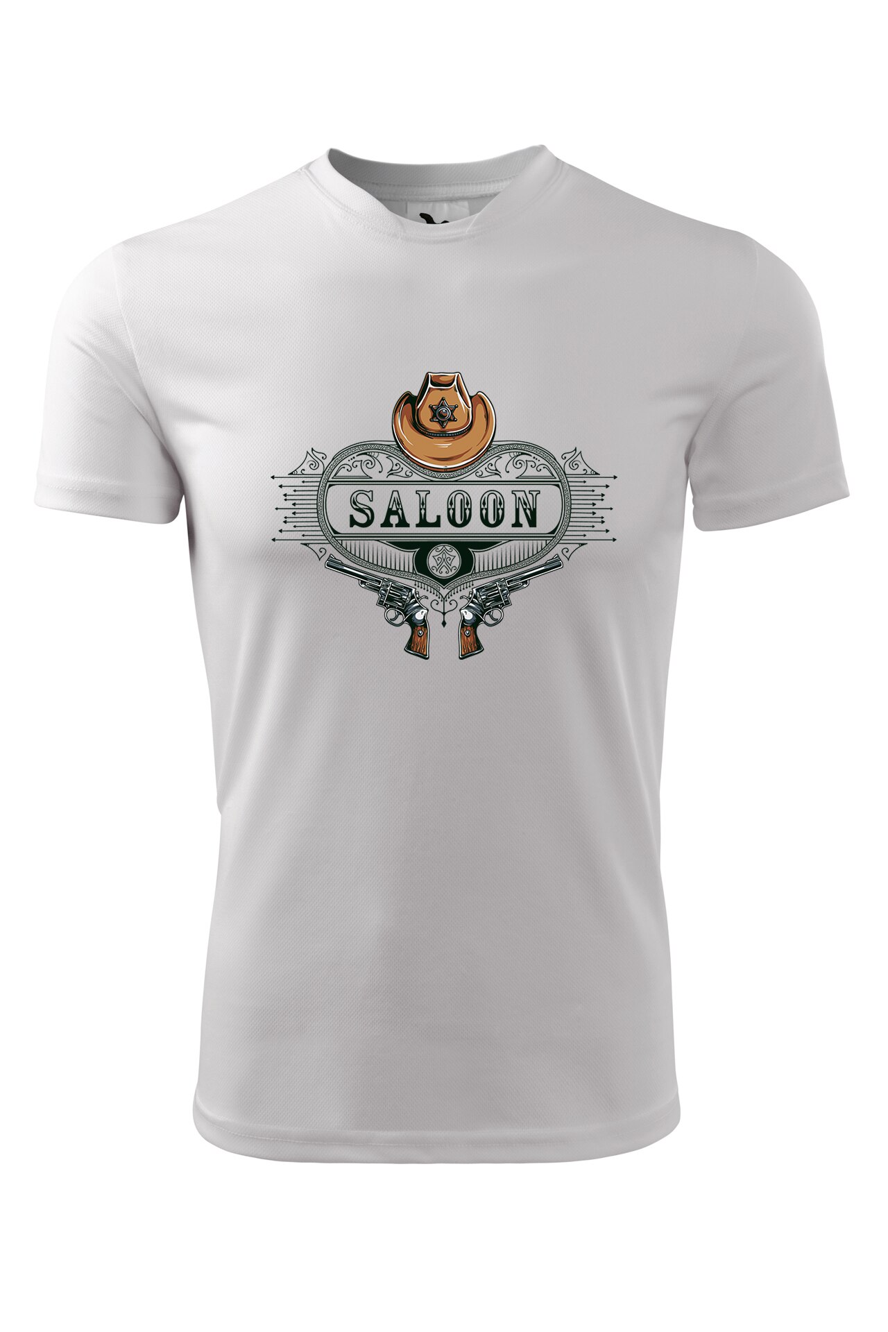 Tricou personalizat, Saloon, Adler, Alb