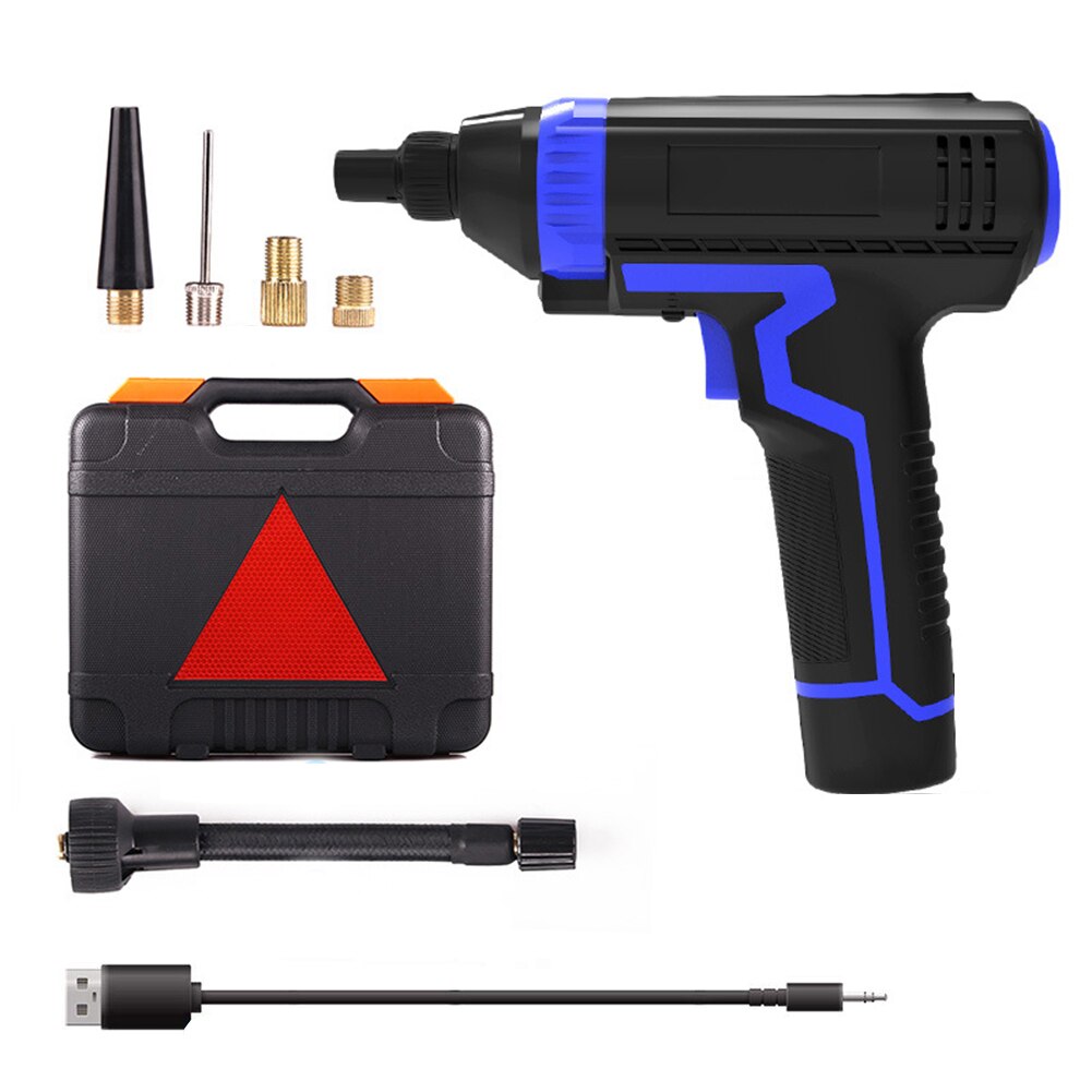 Compresor pistol Siegbert, afisaj digital, fara fir, incarcare usb, 10 bari