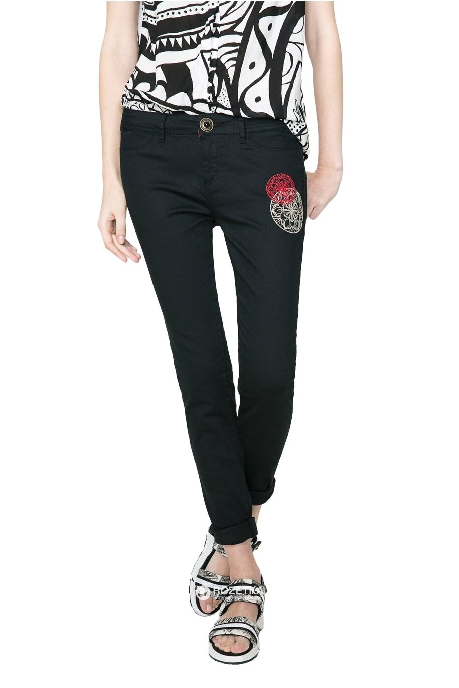 Blugi, Desigual 61P26D1, Negru