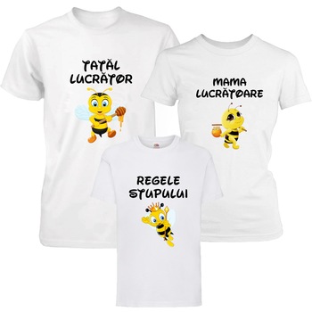 Set 3 tricouri familie  Set 3 tricouri familie