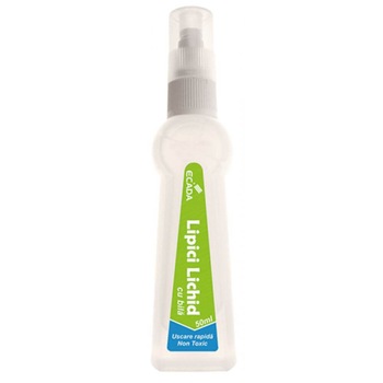 Lipici Lichid cu Bila ECADA, 50 ml, Transparent Lipici Lichid cu Bila ECADA, 50 ml, Transparent