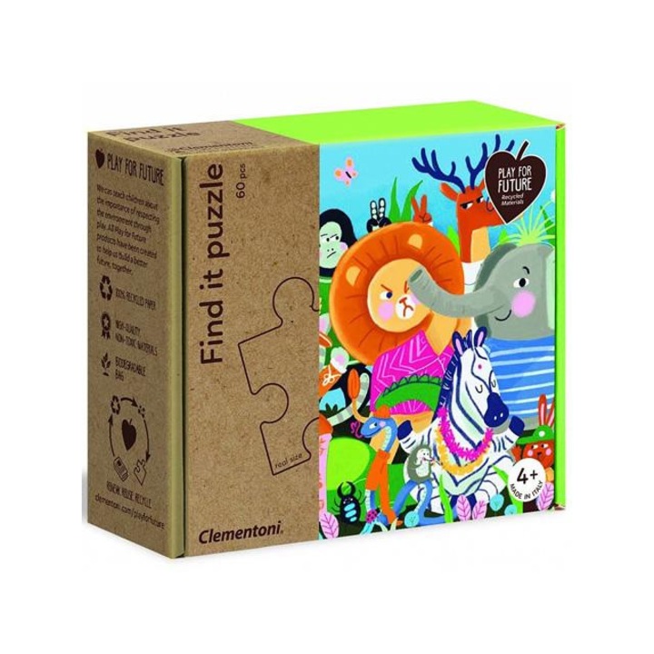 Clementoni 25501731 Tavasz képkereső puzzle 60db-os - Clementoni