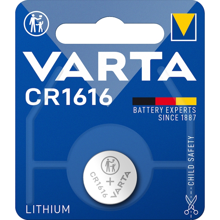 Baterie, Varta, CR 1616 BL1, Lithium