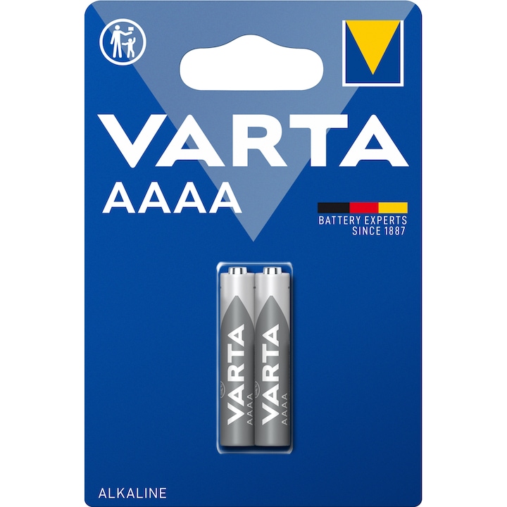 Baterii Varta Alkaline AAAA, 2 buc
