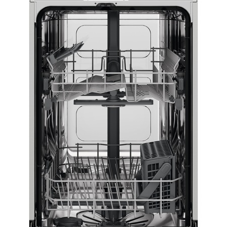 Съдомиялна за вграждане Electrolux EEA22100L, 9 комплекта, 6 програми, Клас F, Инверторен мотор, AirDry, 45 см, Бял