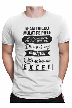 tricou personalizat amuzant pentru barbati quotde vrei sa vezi patratele uita-te intr-un excelquot alb alb imagen 3_0_
0