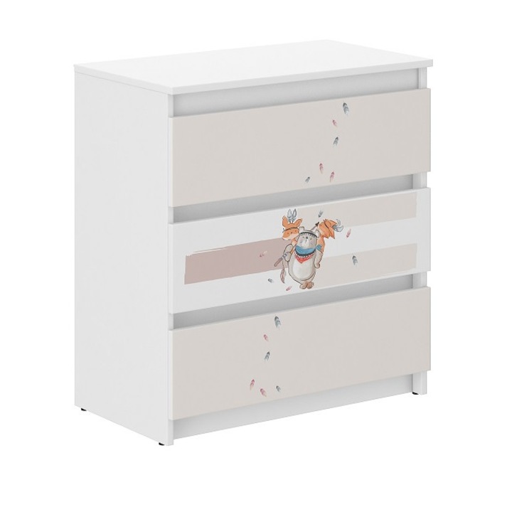 Ifjúsági komód 3 fiókos - maci