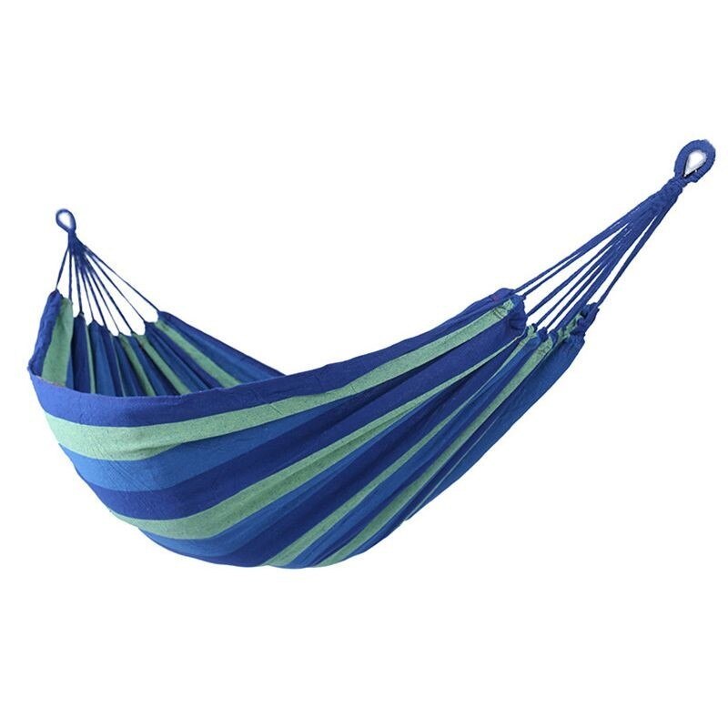 Hamac dublu, ProCart®, 180x150 cm, integral din bumbac dens, maxim 150 kg, husa depozitare colorata