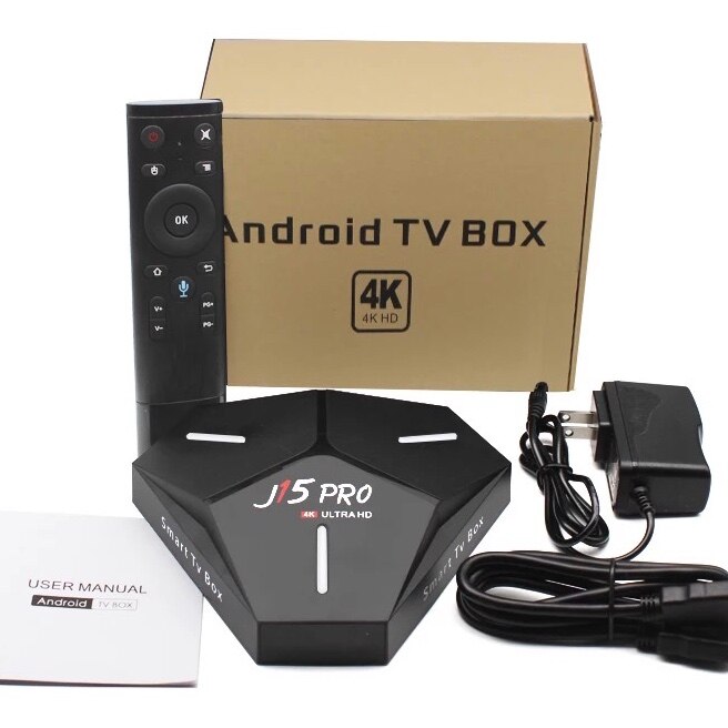 Мултимедиен плеър TV Box Tripsky J15 Pro, Android 9.0, 4 GB RAM, 32 GB ...