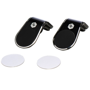 Set suporturi auto universale magnetice A+ Holder MCHN50, Negru Set suporturi auto universale magnetice A+ Holder MCHN50, Negru