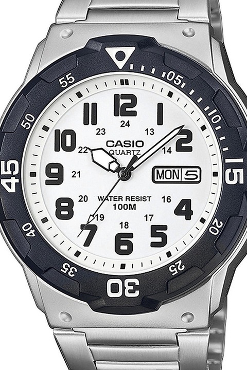 Casio, Ceas cu functii multiple si bratara metalica, Argintiu