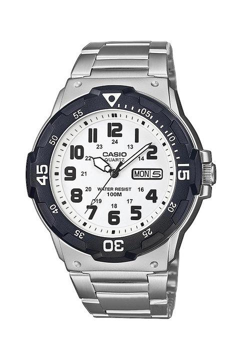 Casio, Мултифункционален часовник с метална верижка, Сребрист