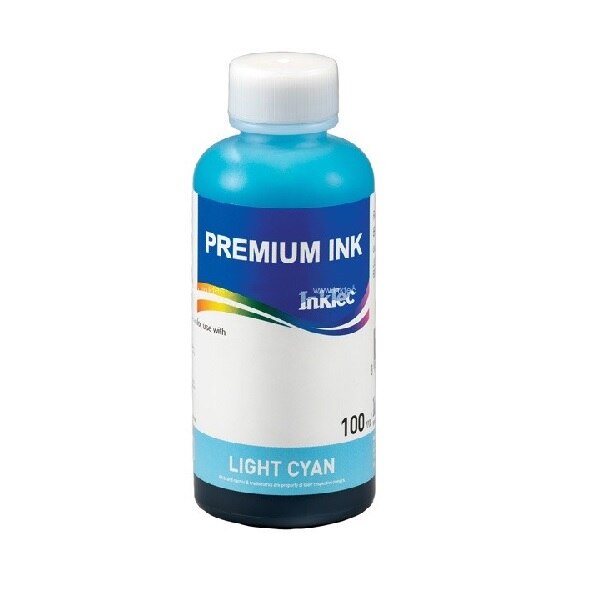 Cerneala dye, Inktec, light cyan, 100 ml, E017 pentru Epson