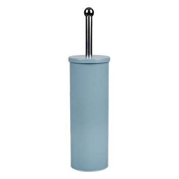 Perie WC, albastra, material metal, dimensiune 10x27 cm Perie WC, albastra, material metal, dimensiune 10x27 cm