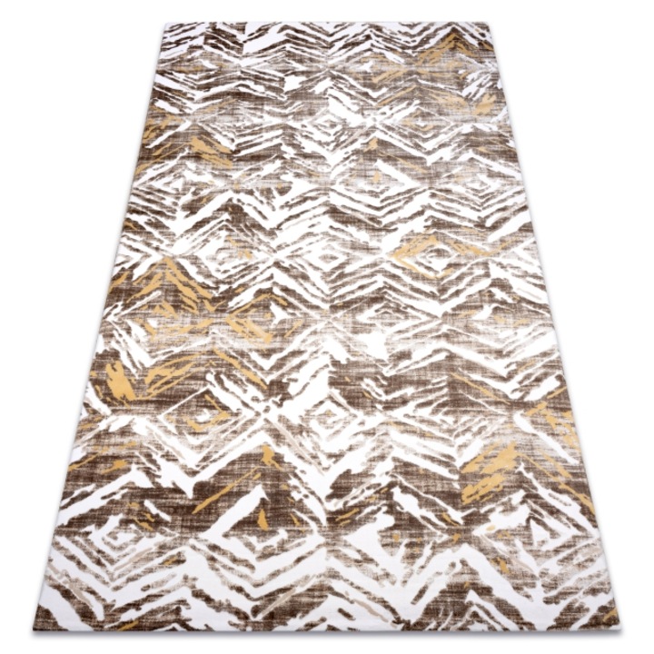 Dywany Łuszczów Akril dizayn szőnyeg 121 bézs / sárga, 80x150 cm