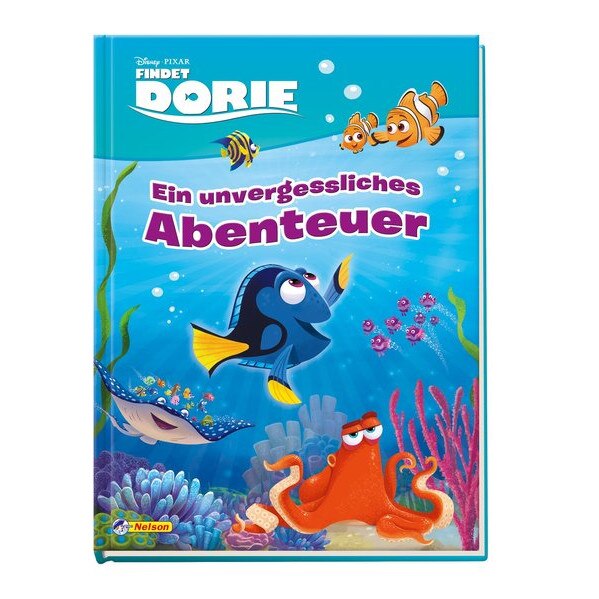 Carte poveste in limba germana ilustrata Findet Dorie Ein unvergessliches Abenteuer